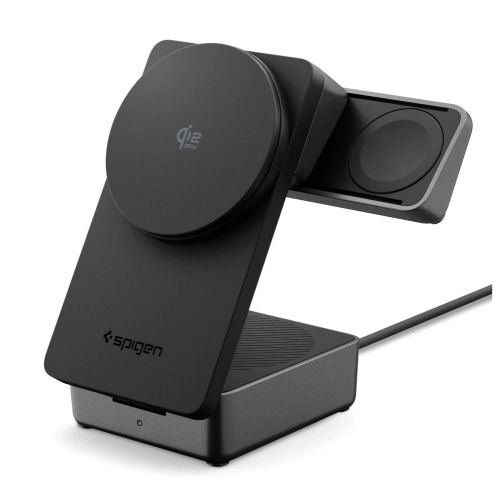 Stanica za punjenje 3 u 1 Spigen Essential EF323MQ Qi2.2 za iPhone, Apple Watch i slušalice