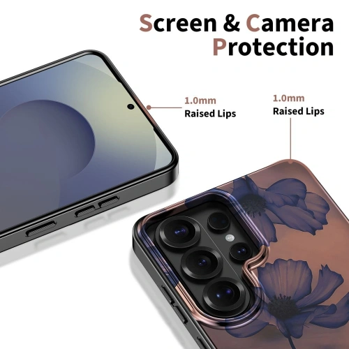 Etui Tech-Protect Lamano MagSafe do Samsung Galaxy S26 Ultra Velvet Night, widok 3