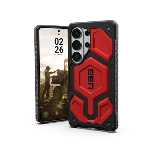 Etui UAG Urban Armor Gear Monarch Pro Magnetic do Samsung Galaxy S26 Ultra (crimson)