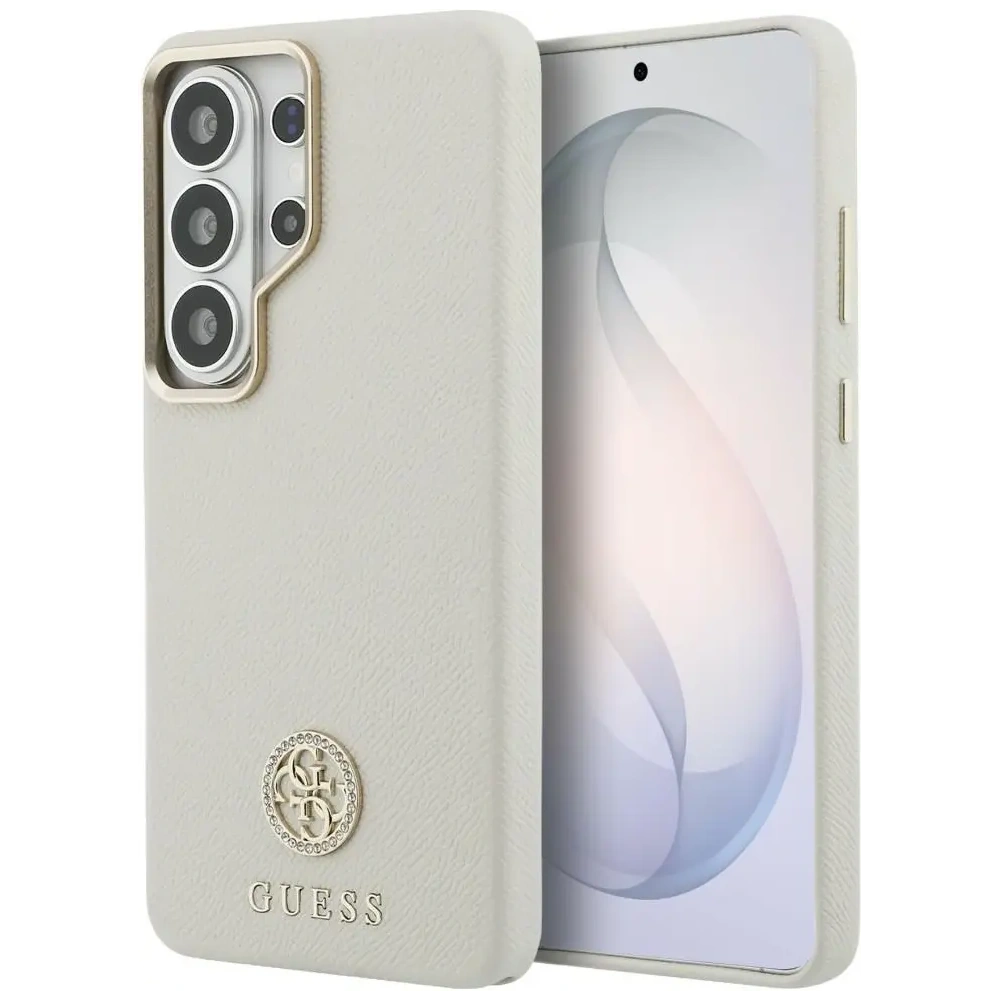 Guess Rhinestone Round Logo MagSafe case for Samsung Galaxy S26 Ultra