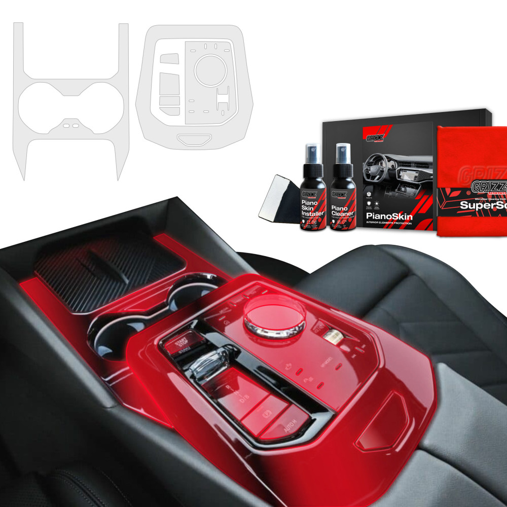 GrizzGlass PianoSkin interior film for BMW 5 G60 2023-2025 2in1
