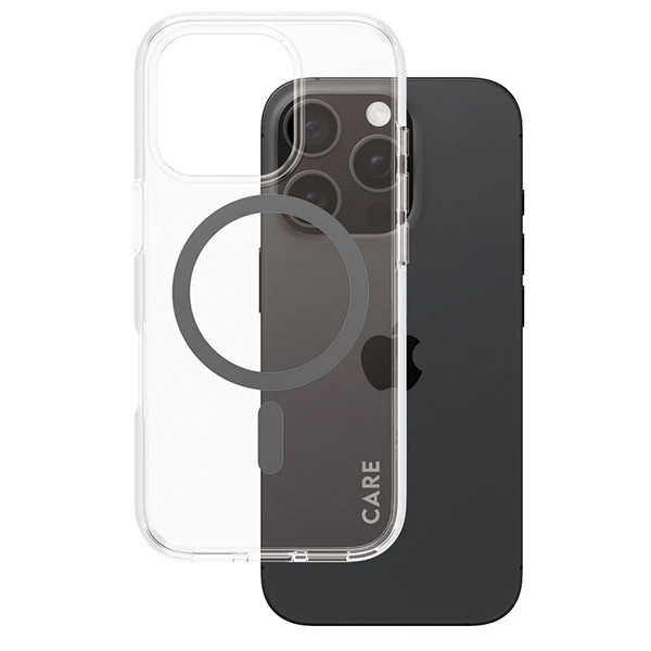 Etui CARE by PanzerGlass Flagship Case MagSafe do Apple iPhone 16 Pro czarny