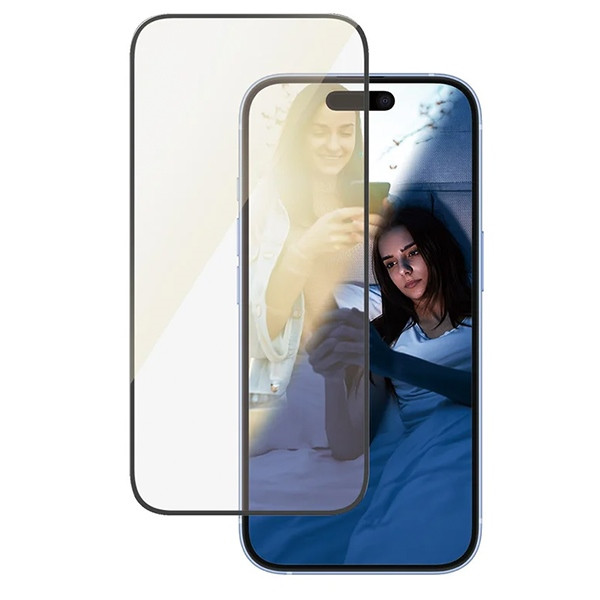 Szkło hartowane PanzerGlass EyeCare Screen Protector do Apple iPhone 16 / 15 Ultra-Wide Fit