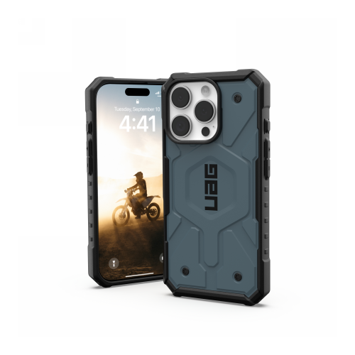 UAG Urban Armor Gear Pathfinder MagSafe Case for Apple iPhone 16 Pro (cloud blue)