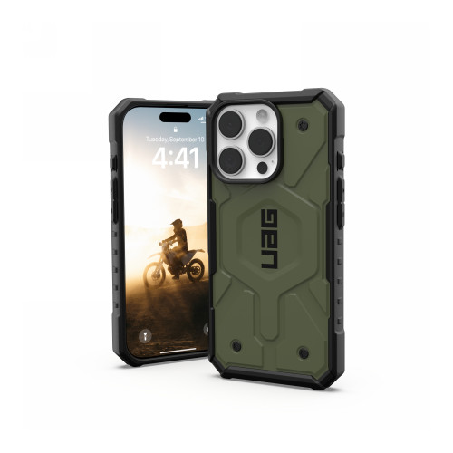 Husa UAG Urban Armor Gear Pathfinder MagSafe pentru Apple iPhone 16 Pro (olive) [mto]