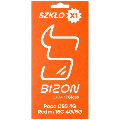 Szkło ochronne 2.5D Bizon Smart Glass do Xiaomi Redmi 15C / POCO C85 4G