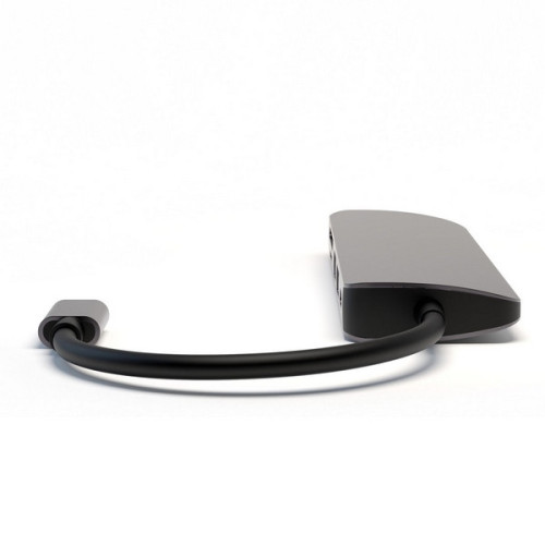 HUB 6w1 DeX Function 4smarts 2xUSB-A 3.0 / USB-C / HDMI / SD / MicroSD gray