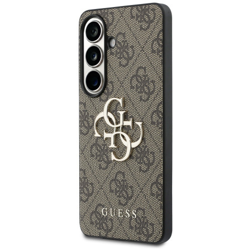 Guess 4G Big Metal Logo Case for Samsung Galaxy S26 brown