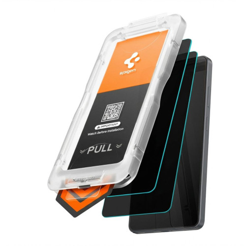 Szkło prywatyzujące Spigen Glas.tr ez Fit Pro AluminaCore HD do Samsung Galaxy S26+ Plus Privacy [2 PACK]