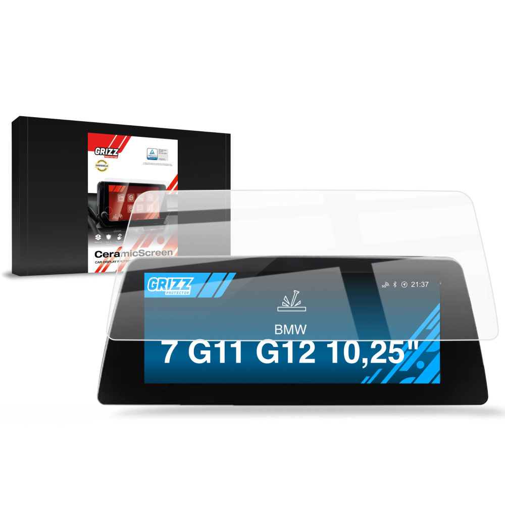 Ceramic film GrizzGlass CarDisplay Protection for BMW 7 G11 G12 10.25 inch