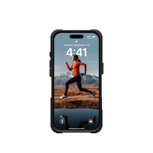 UAG Urban Armor Gear Plasma XTE MagSafe Case for Apple iPhone 16 Pro (black/orange)