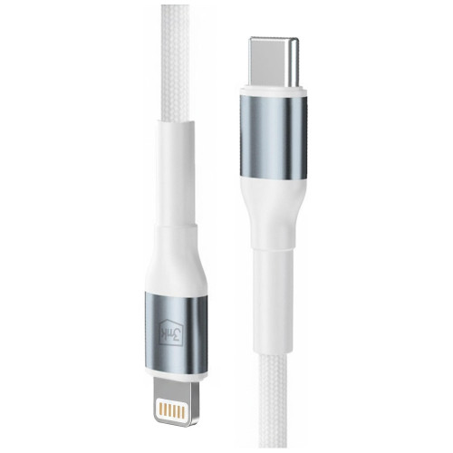 Cable 3MK Hyper Cable N-SERIES USB-C to Lightning 3m PD 3.0 9V/3A 27W white