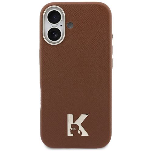 Karl Lagerfeld Karl Head Logo MagSafe case for Apple iPhone 17 brown