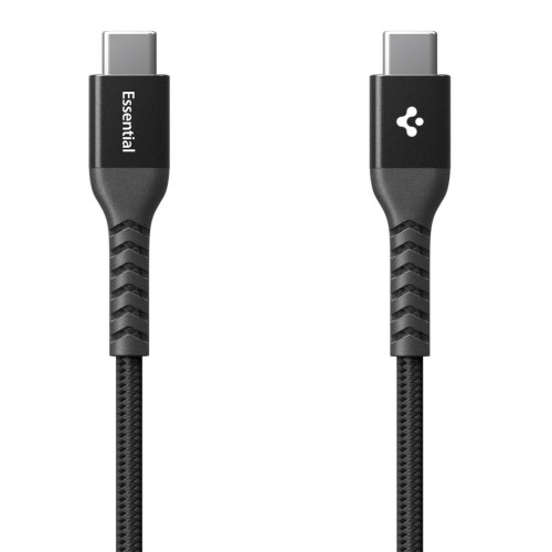 Kabel Spigen EB10010CCA Essential USB-C / USB-C Cable 100W 100cm Black