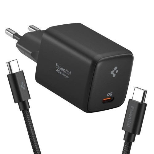 Chargeur Spigen EE451EU Essential 45W USB-C avec câble pour Samsung Galaxy Z Fold 8 Ultra