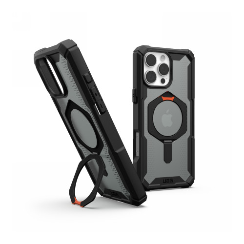 Husă cu suport UAG Urban Armor Gear Plasma XTE MagSafe pentru Apple iPhone 16 Pro Max (negru/orange) [mto]