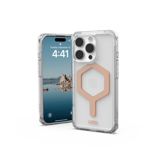 UAG Urban Armor Gear Plyo MagSafe Case for Apple iPhone 16 Pro (ice / rose gold)