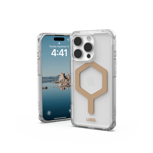 UAG Urban Armor Gear Plyo MagSafe für Apple iPhone 16 Pro (ice/gold)