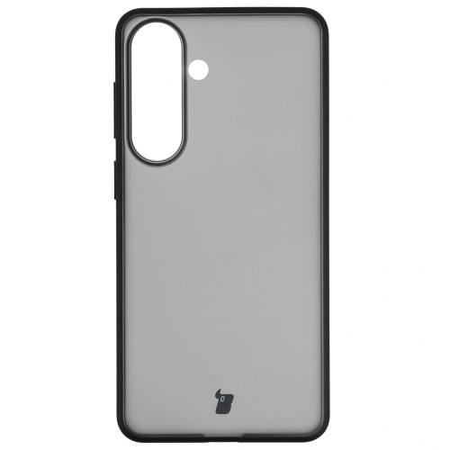 Etui + szkło hartowane Bizon Angelo Pack do Samsung Galaxy S26+ Plus, przydymione z czarną ramką