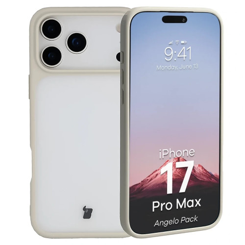 Matowe etui Bizon Case Angelo do Apple iPhone 17 Pro Max