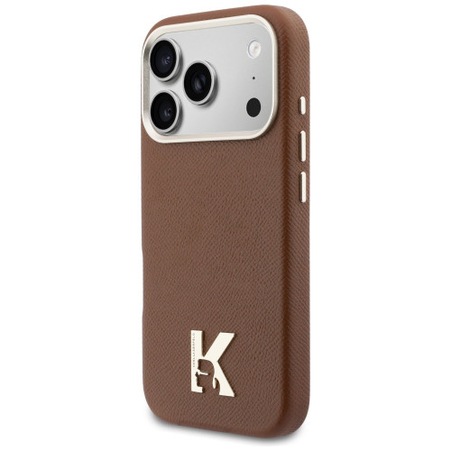 Case Karl Lagerfeld Karl Head Logo MagSafe for Apple iPhone 17 Pro brown