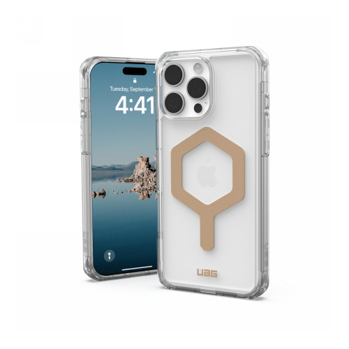 Etui UAG Urban Armor Gear Plyo MagSafe do Apple iPhone 16 Pro Max (ice/gold)