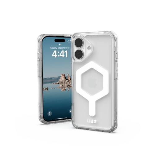 UAG Urban Armor Gear Plyo MagSafe Case for Apple iPhone 16 (ice/white)