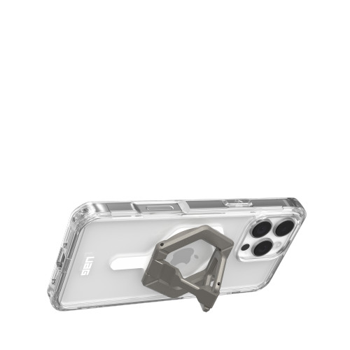 Etui UAG Urban Armor Gear Plyo MagSafe Bundle do Apple iPhone 16 Pro Max oraz podstawka Magnetic Ring Stand (ice)