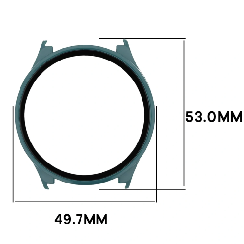 Hülle mit Glas für die Bizon Case Watch Adamo für Xiaomi Watch 5, grün