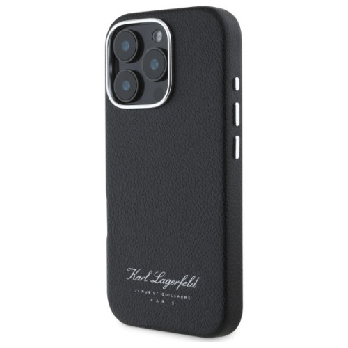 Hülle Karl Lagerfeld für Apple iPhone 16 Pro hardcase hotel RSG schwarz