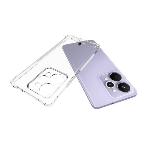Elastyczne etui + 2x folia na ekran Bizon Case Clear Pack do Oppo Reno 15 Pro