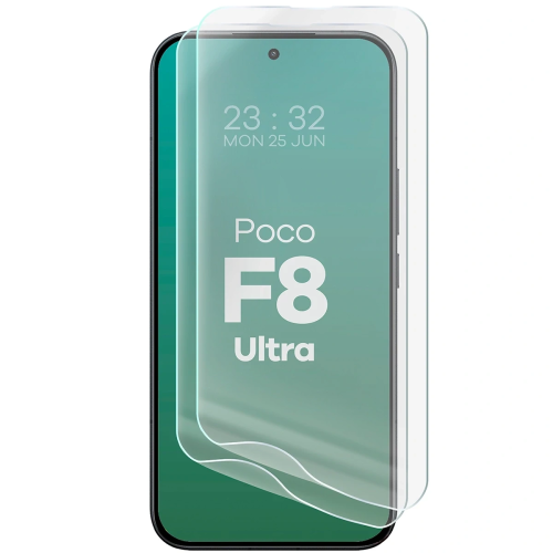 Folia hydrożelowa na ekran Bizon Film Hydrogel Front Duo do Xiaomi POCO F8 Ultra, 2 sztuki