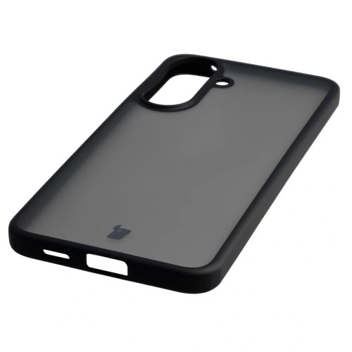 Etui + szkło hartowane Bizon Angelo Pack do Galaxy A57 5G, przydymione z czarną ramką