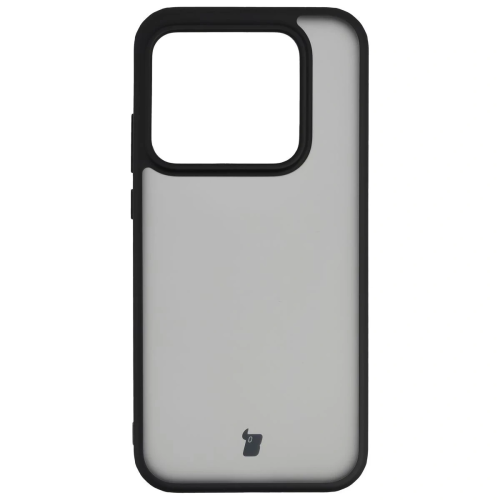 Etui + szkło hartowane Bizon Angelo Pack do Realme GT 8 Pro, przydymione z czarną ramką