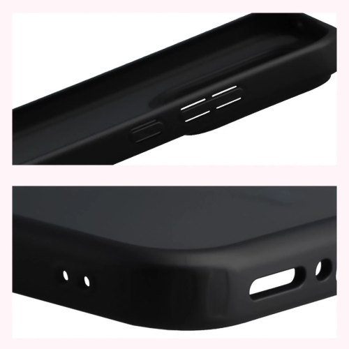 Etui + szkło hartowane Bizon Angelo Pack do Realme GT 8 Pro, przydymione z czarną ramką