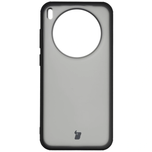 Etui + szkło hartowane Bizon Angelo Pack do Vivo X300, przydymione z czarną ramką