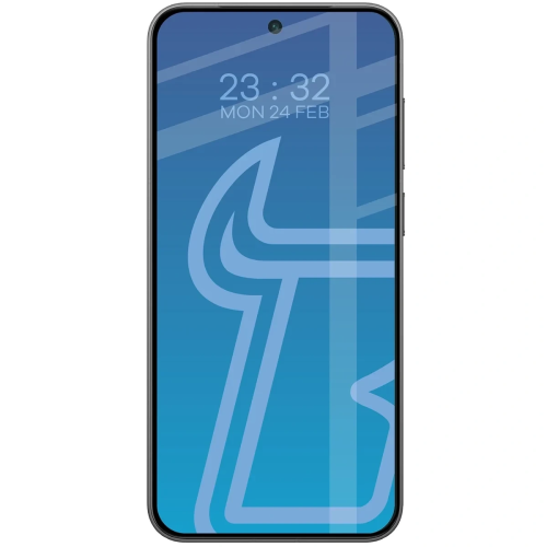 Etui + szkło hartowane Bizon Angelo Pack do Vivo X300, przydymione z czarną ramką