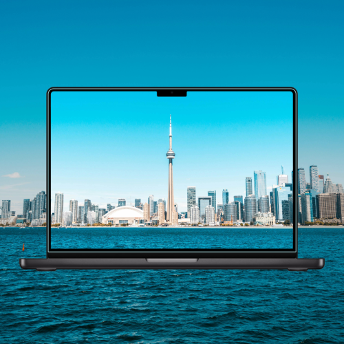 Grizz HybridGlass Easy szkło hybrydowe z ramką do Apple MacBook Pro 14