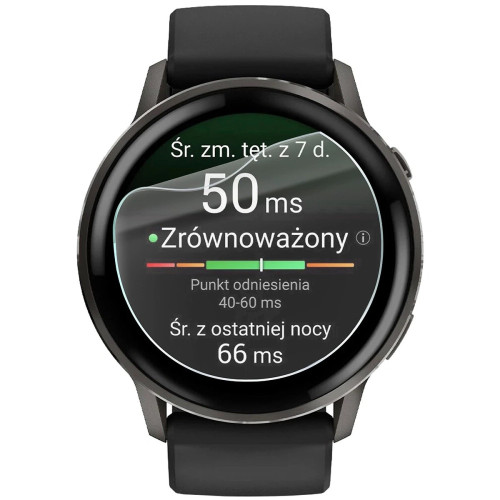 Folia ochronna na ekran zegarka Bizon Watch Film HydroFlex do Garmin Venu 4 41 mm, 3 sztuki