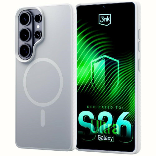 3MK Smoke MagCase for Samsung Galaxy S26 Ultra white