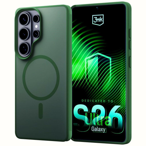 3MK Smoke MagCase for Samsung Galaxy S26 Ultra green
