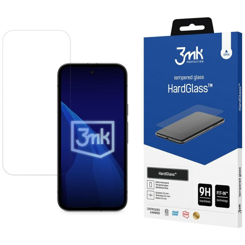 Tempered glass 3MK HardGlass for Google Pixel 10A