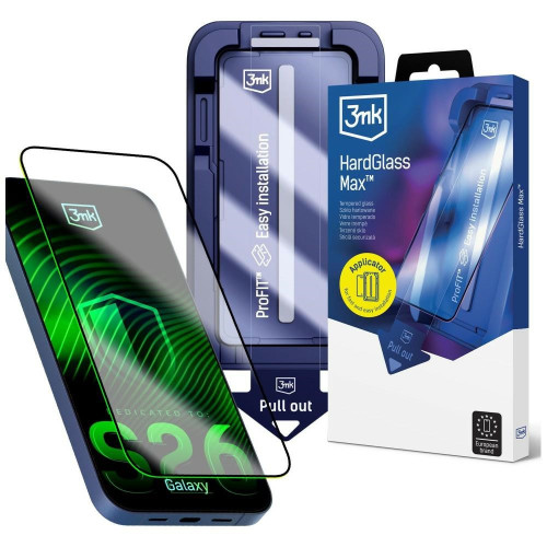 Tempered glass 3MK HardGlass Max for Samsung Galaxy S26