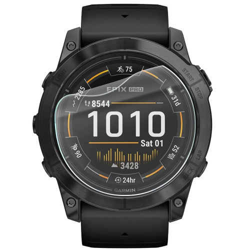 Folia ochronna na ekran zegarka Bizon Watch Film HydroFlex do Garmin Epix Pro 2 gen. 51 mm, 3 sztuki