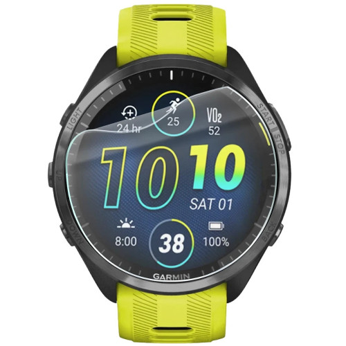 Folia ochronna na ekran zegarka Bizon Watch Film HydroFlex do Garmin Forerunner 965, 3 sztuki