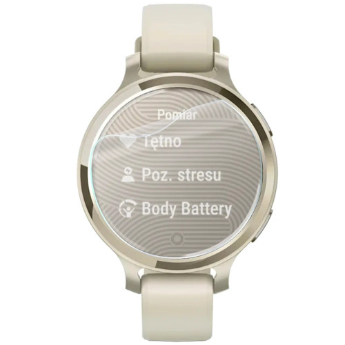 Folia ochronna na ekran zegarka Bizon Watch Film HydroFlex do Garmin Lily 2 Active, 3 sztuki