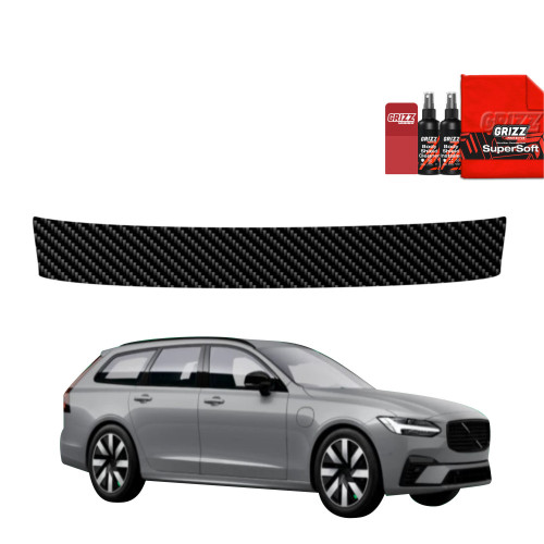 Folia karbonowa na próg bagażnika do Volvo V90 (2021-2025)