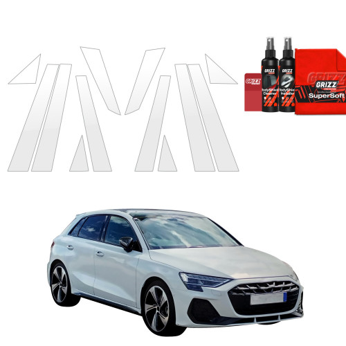 12w1 Folia ochronna na słupki Grizz do Audi A3 8Y Hatchback 5D (2024-2026)