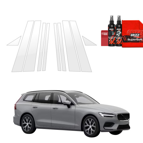 10w1 Folia ochronna na słupki Grizz do Volvo V60 (2026)