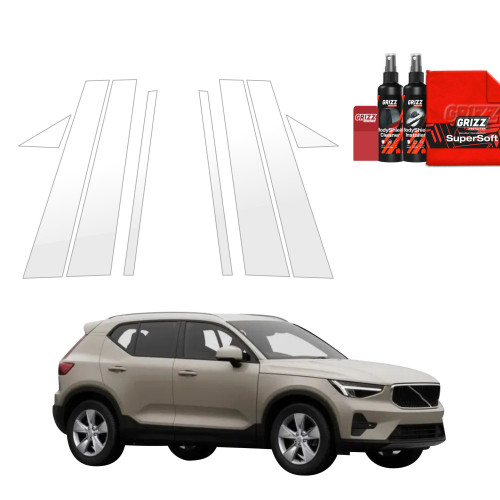 8w1 Folia ochronna na słupki Grizz do Volvo XC40 (2022-2026)